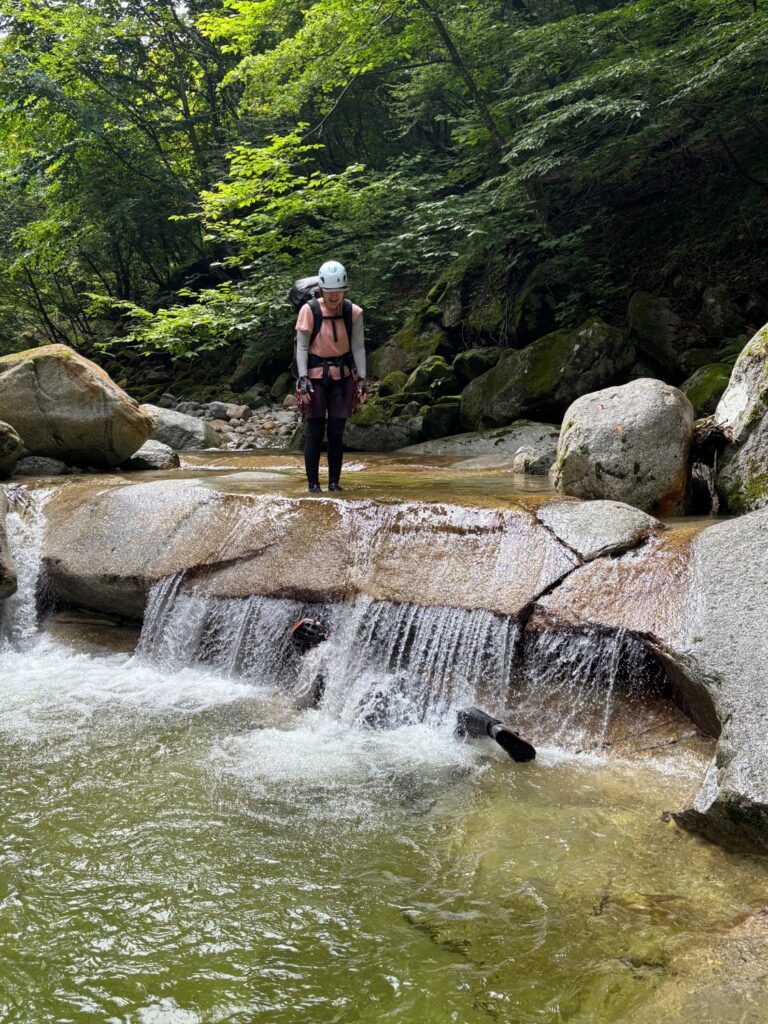 2026.7.19-20 尾白川 鞍掛沢・乗越沢(沢登り)