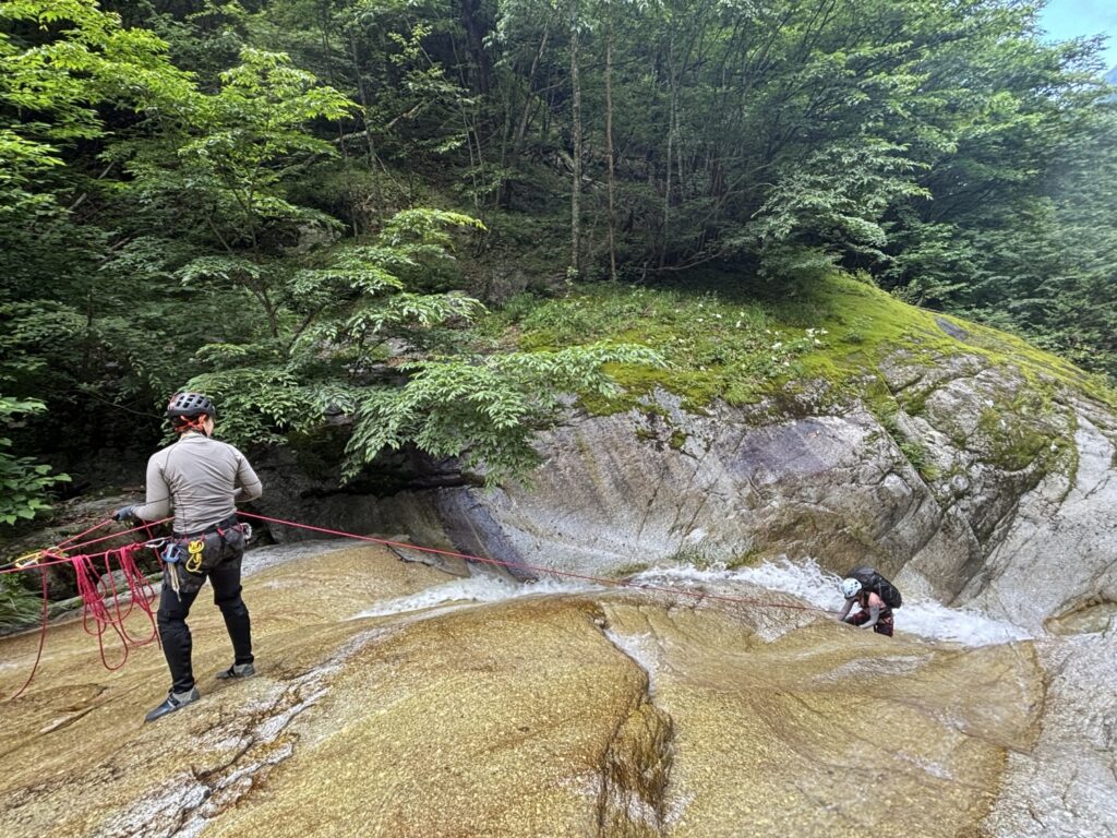 2026.7.19-20 尾白川 鞍掛沢・乗越沢(沢登り)