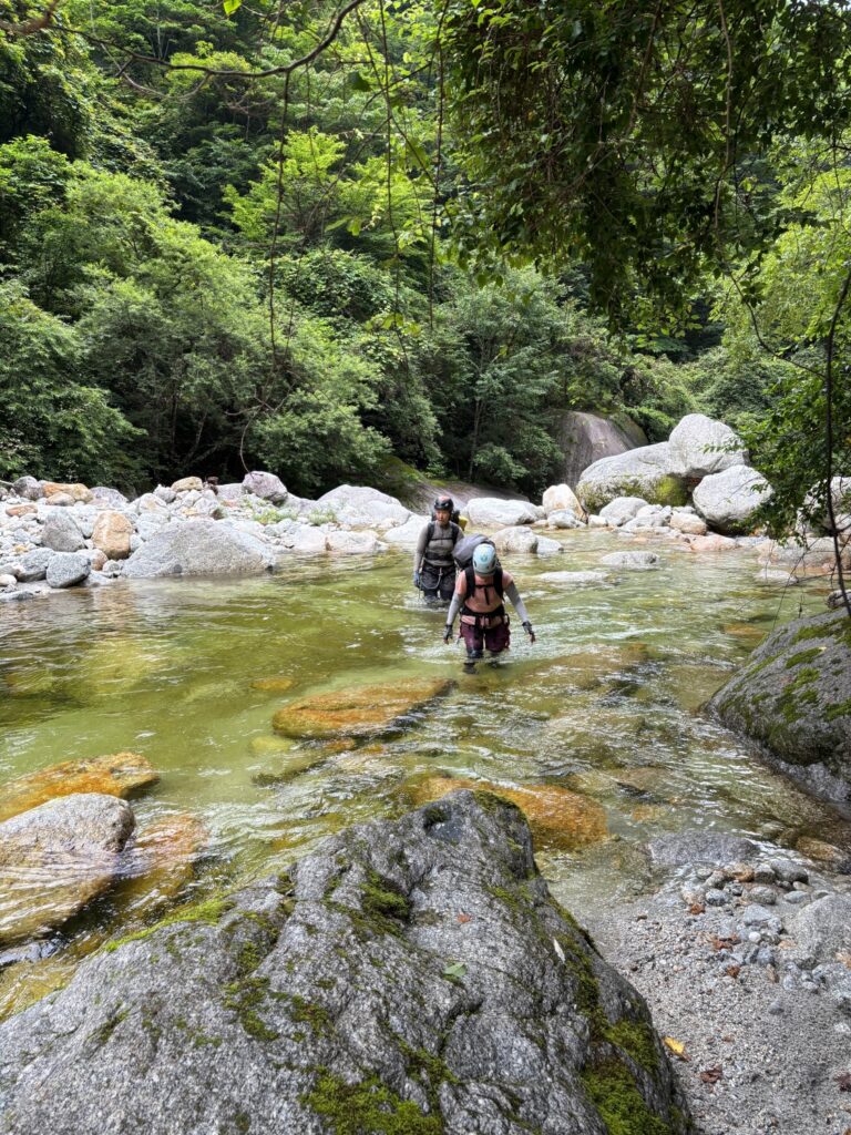 2026.7.19-20 尾白川 鞍掛沢・乗越沢(沢登り)