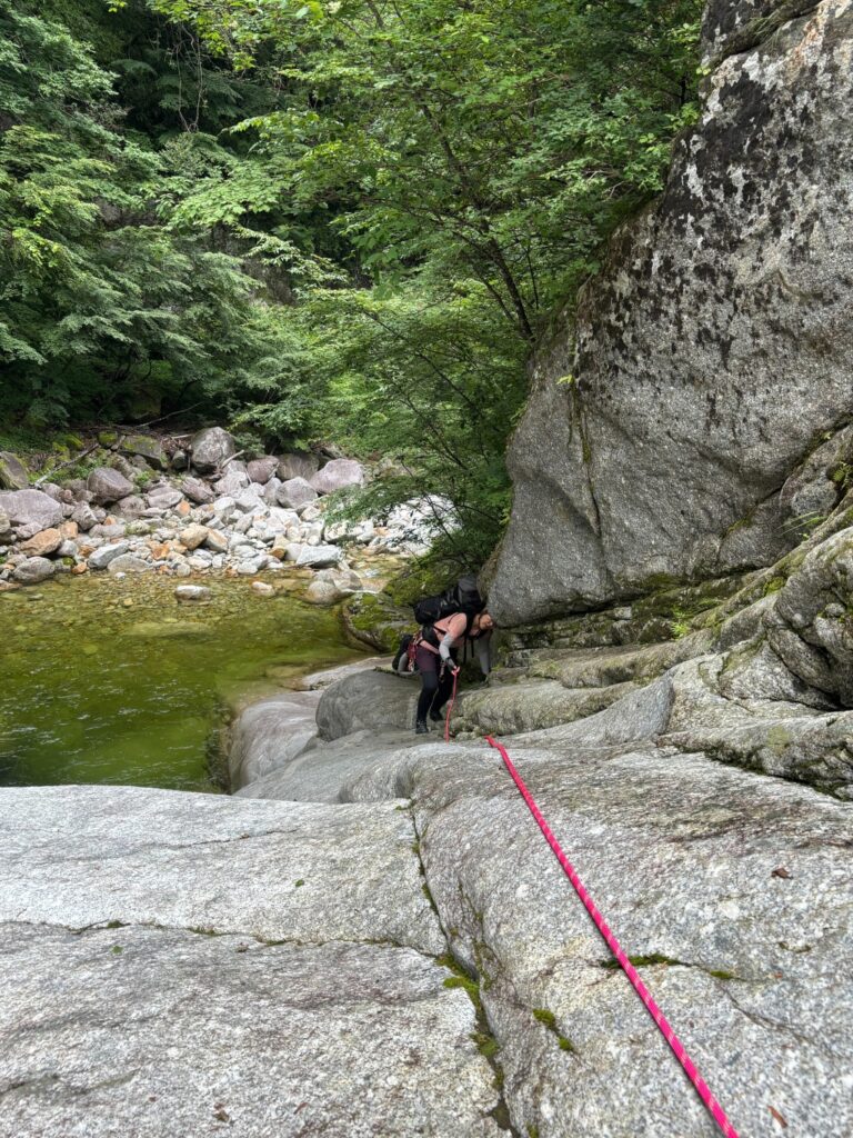 2026.7.19-20 尾白川 鞍掛沢・乗越沢(沢登り)