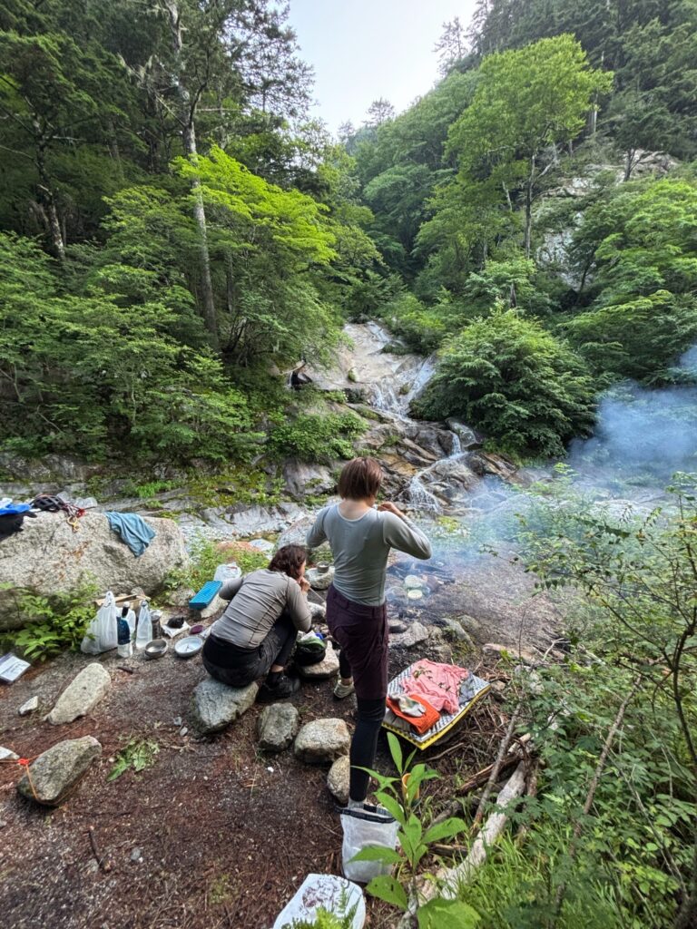 2026.7.19-20 尾白川 鞍掛沢・乗越沢(沢登り)