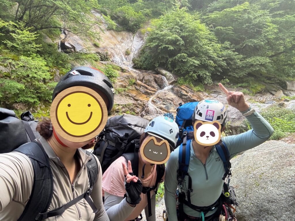 2026.7.19-20 尾白川 鞍掛沢・乗越沢(沢登り)