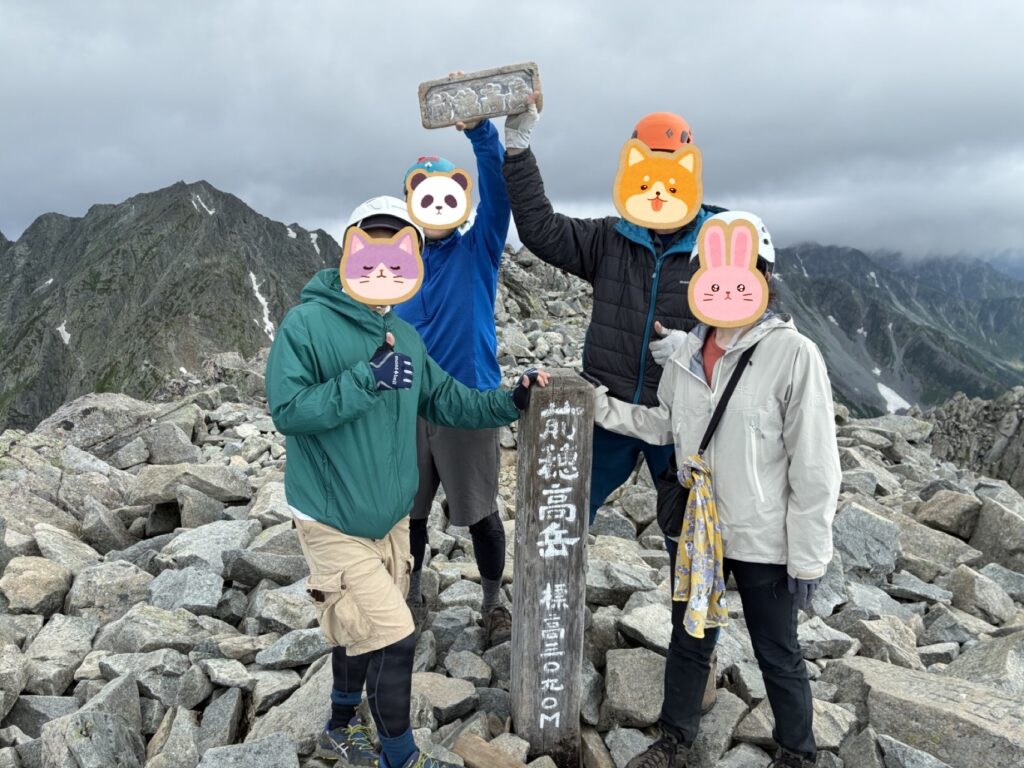 2026.7.25-26 奥前穂高周回(尾根歩き)