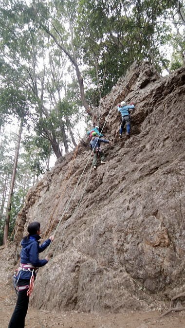 2019.2.11　天覧山（岩トレ）