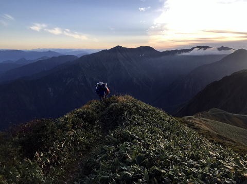 2023.9.23-24　万太郎山（尾根歩き）