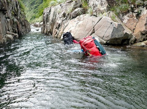 2023.9.30-10.1　湯檜曽川本谷（沢登り）
