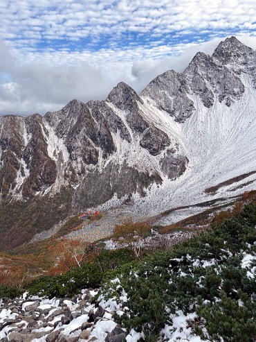 2023.10.6-8 北穂高岳(尾根歩き)