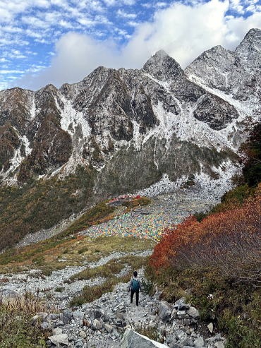 2023.10.6-8 北穂高岳(尾根歩き)