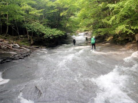 2012.6.23-24 釜ノ沢(沢登り)