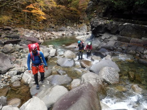 2023.10.28-29　釜ノ沢東俣（沢登り）