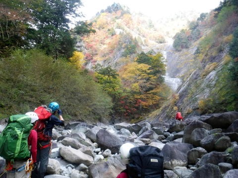 2023.10.28-29　釜ノ沢東俣（沢登り）