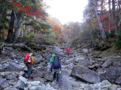 2023.10.28-29　釜ノ沢東俣（沢登り）
