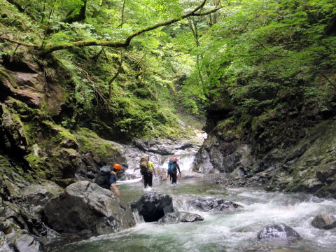 2012.7.14-16 井戸沢(沢登り)