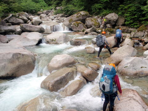 2012.7.28-29 正沢川細尾沢(沢登り)