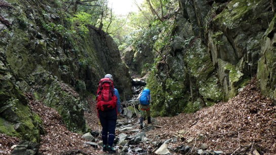 2019.4.14　モミソ沢（沢登り）