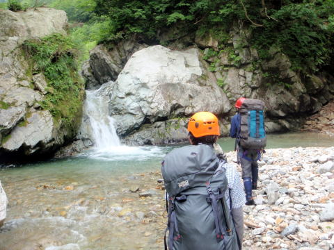 2012.8.11-14 和賀・生保内川(沢登り)
