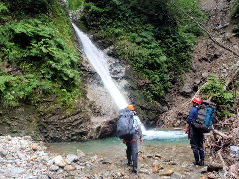 2012.8.11-14 和賀・生保内川(沢登り)