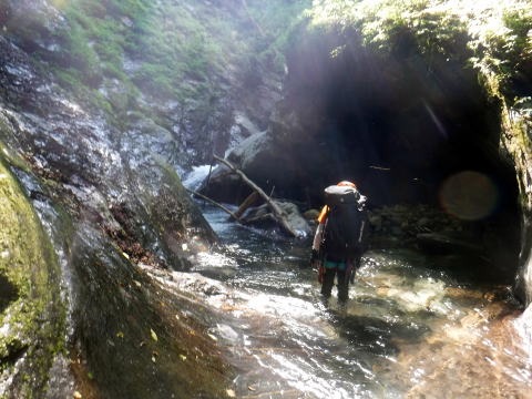 2021.7.24-25　真ノ沢（沢登り）