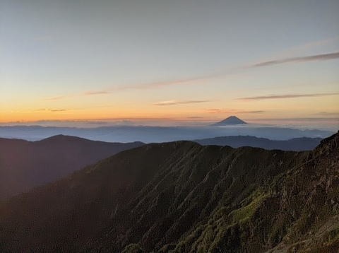 2021.8.10-12 間ノ岳(尾根歩き)