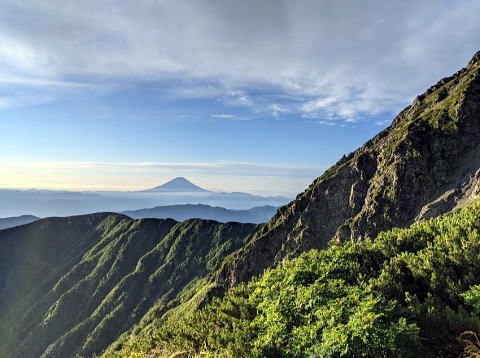2021.8.10-12 間ノ岳(尾根歩き)