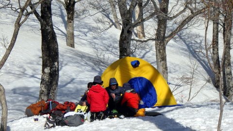 2019.4.20-21　武能岳西尾根（雪山）