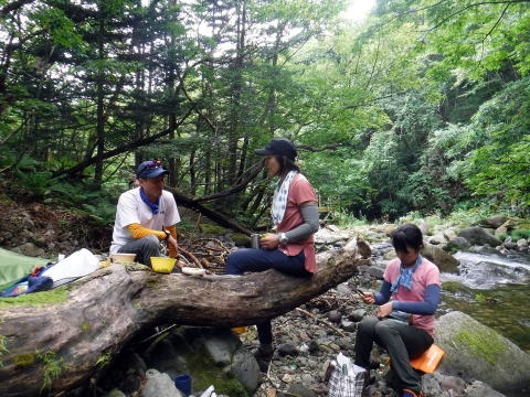 2021.8.11-12 井戸沢(沢登り)