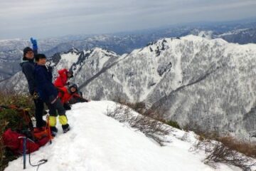 2019.4.20-21　武能岳西尾根（雪山）