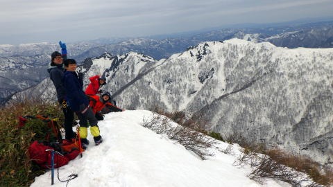 2019.4.20-21　武能岳西尾根（雪山）