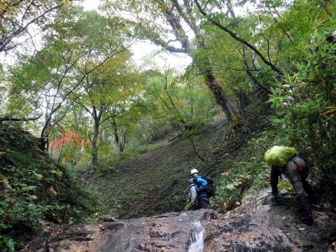 2021.10.9 白水沢左俣左沢(沢登り)