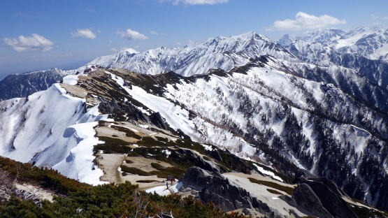 2019.5.2-5　常念岳（雪山）