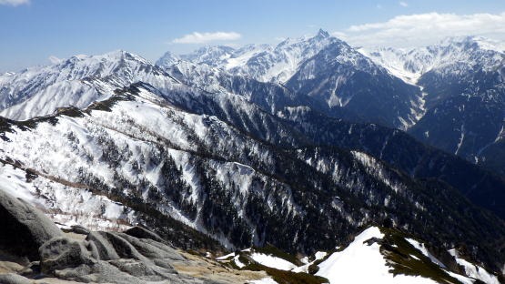 2019.5.2-5　常念岳（雪山）