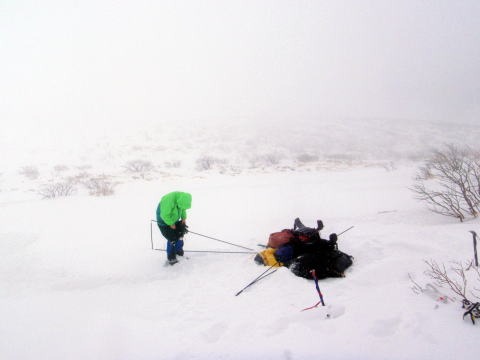 2012.4.7-8 三本槍岳(雪山)