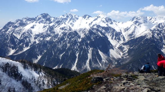 2019.5.2-5　常念岳（雪山）