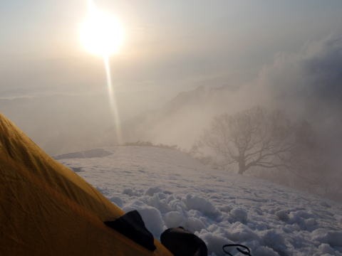 2012.4.21-22 谷川・武能岳西尾根(雪山)