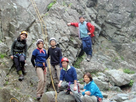 2012.4.30 丹沢・懸垂岩(岩トレ)