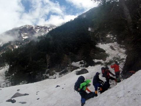 2012.5.4-6 槍ヶ岳中崎尾根(雪山)