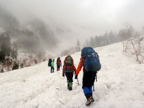 2012.5.4-6 槍ヶ岳中崎尾根(雪山)