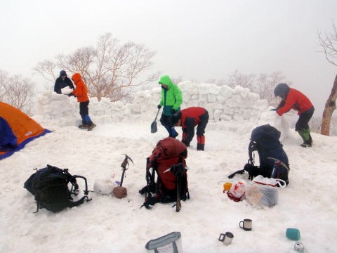 2012.5.4-6 槍ヶ岳中崎尾根(雪山)