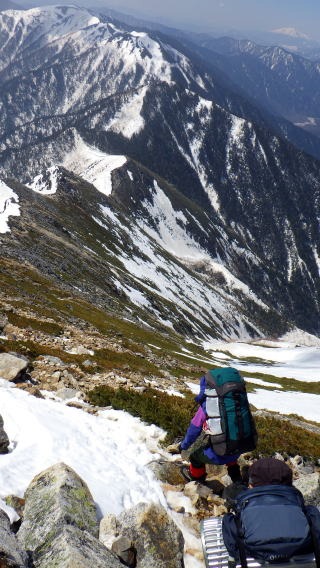 2019.5.2-5　常念岳（雪山）