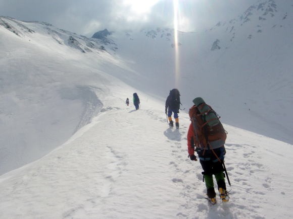 2012.5.4-6 槍ヶ岳中崎尾根(雪山)