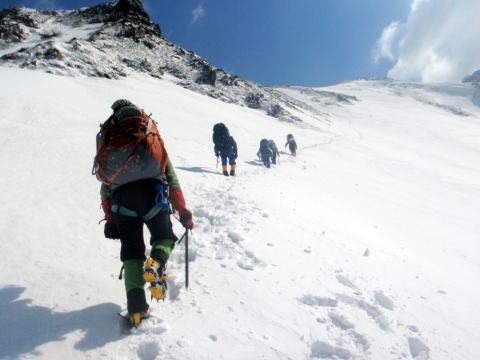 2012.5.4-6 槍ヶ岳中崎尾根(雪山)
