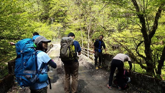 2019.5.5　日陰名栗沢（沢登り）
