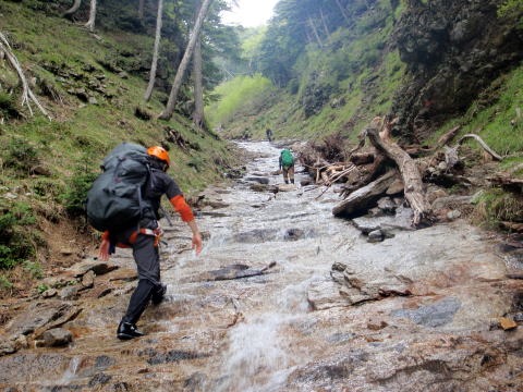 2012.6.23-24 釜ノ沢(沢登り)