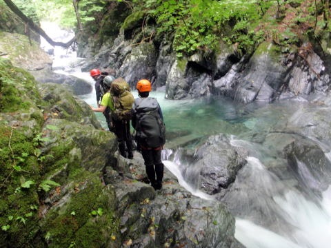 2012.7.14-16 井戸沢(沢登り)