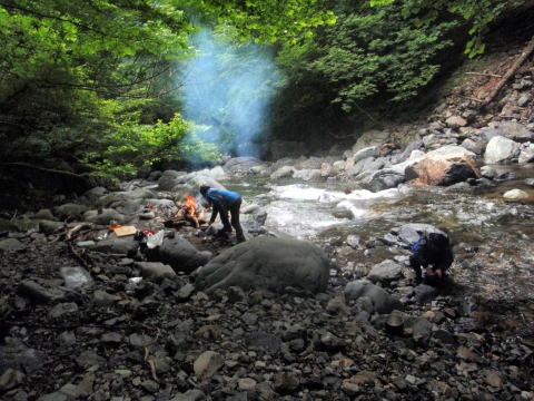 2012.7.14-16 井戸沢(沢登り)
