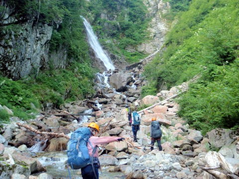 2012.7.28-29 正沢川細尾沢(沢登り)