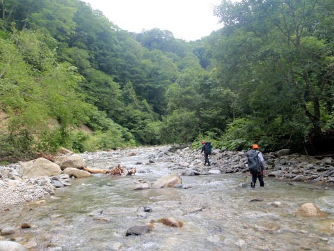 2012.8.11-14 和賀・生保内川(沢登り)