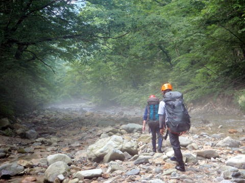 2012.8.11-14 和賀・生保内川(沢登り)