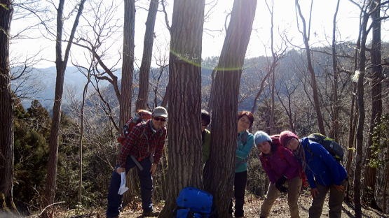 2019.2.17　盆前山（尾根歩き）