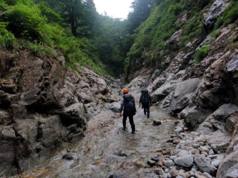 2012.8.11-14 和賀・生保内川(沢登り)